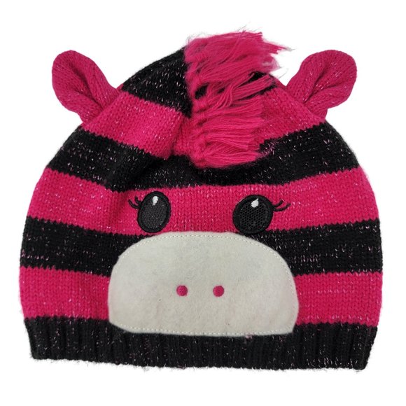 The Children's Place Knit Zebra Beanie Hat - Picture 1 of 6